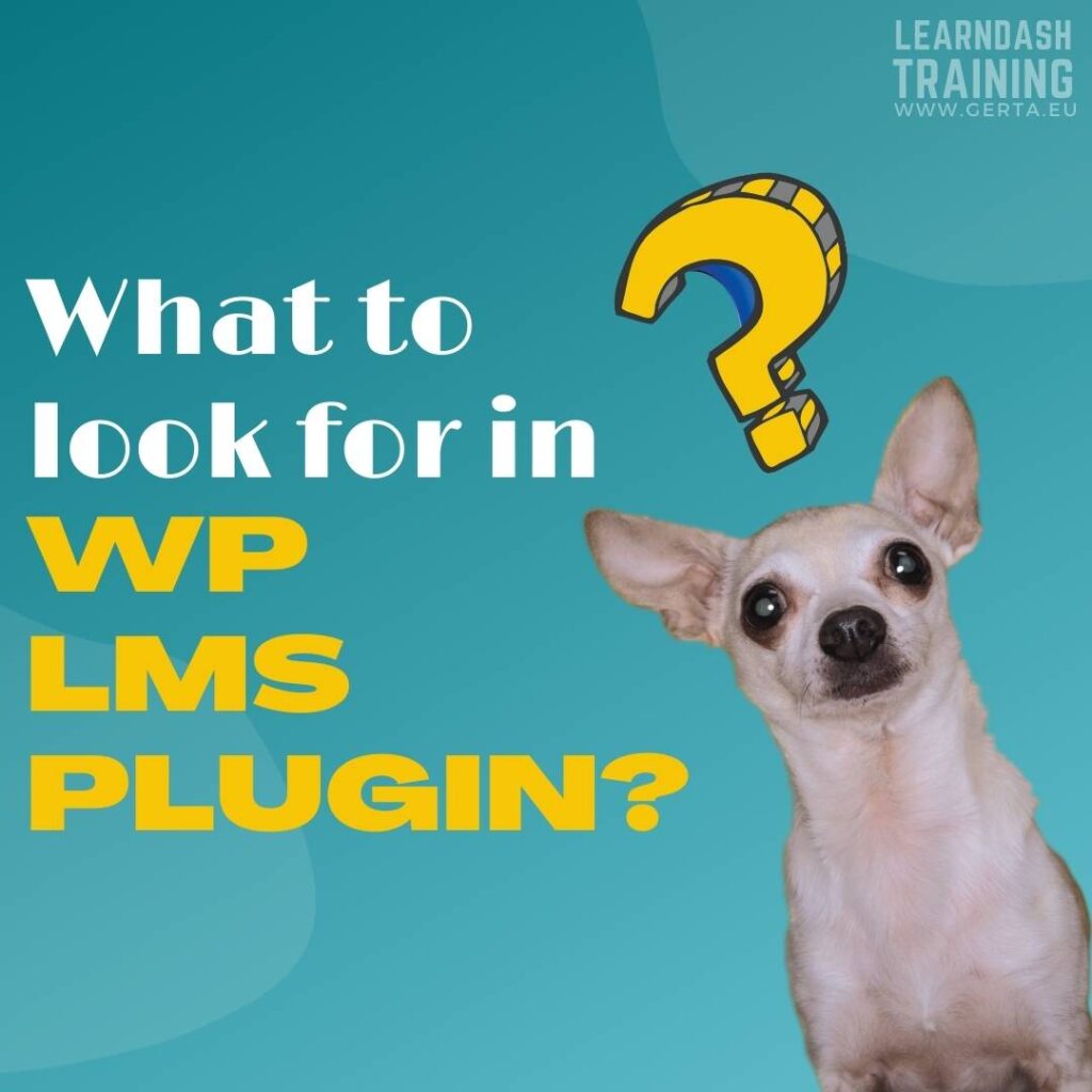 1 What to look for in WordPress LMS plugin