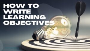 how to write learning objectives
