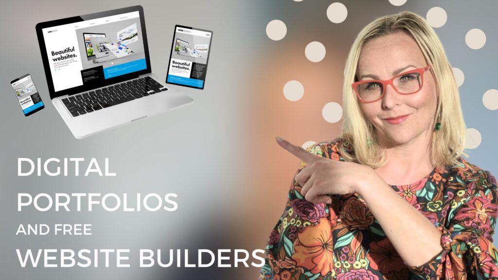 Digital portfolios and free website builders
