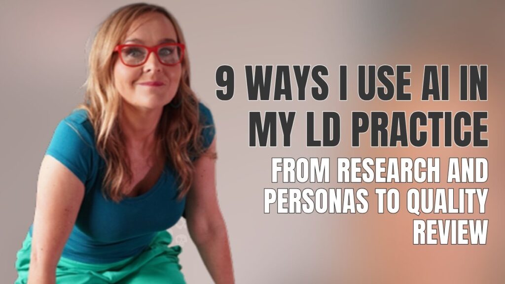 Blog cover for AI in learning design